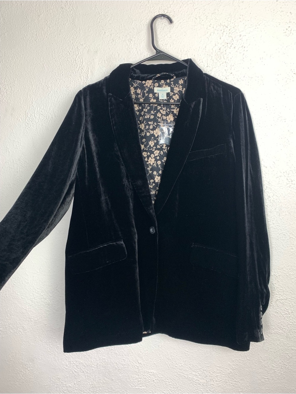 Sundance monte Rosa velvet black blazer size 16 - Picture 5 of 9